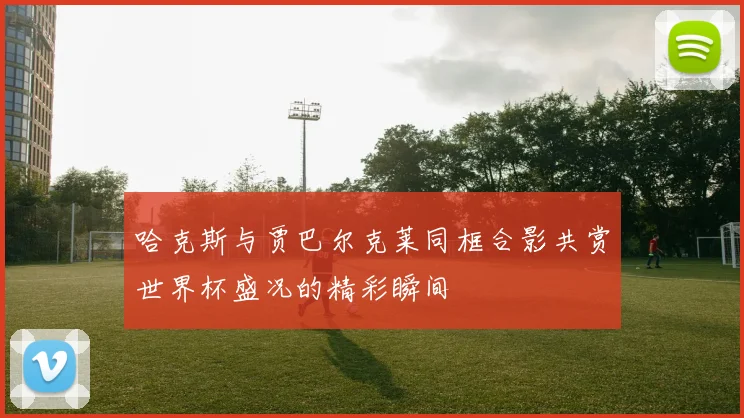 哈克斯与贾巴尔克莱同框合影共赏世界杯盛况的精彩瞬间